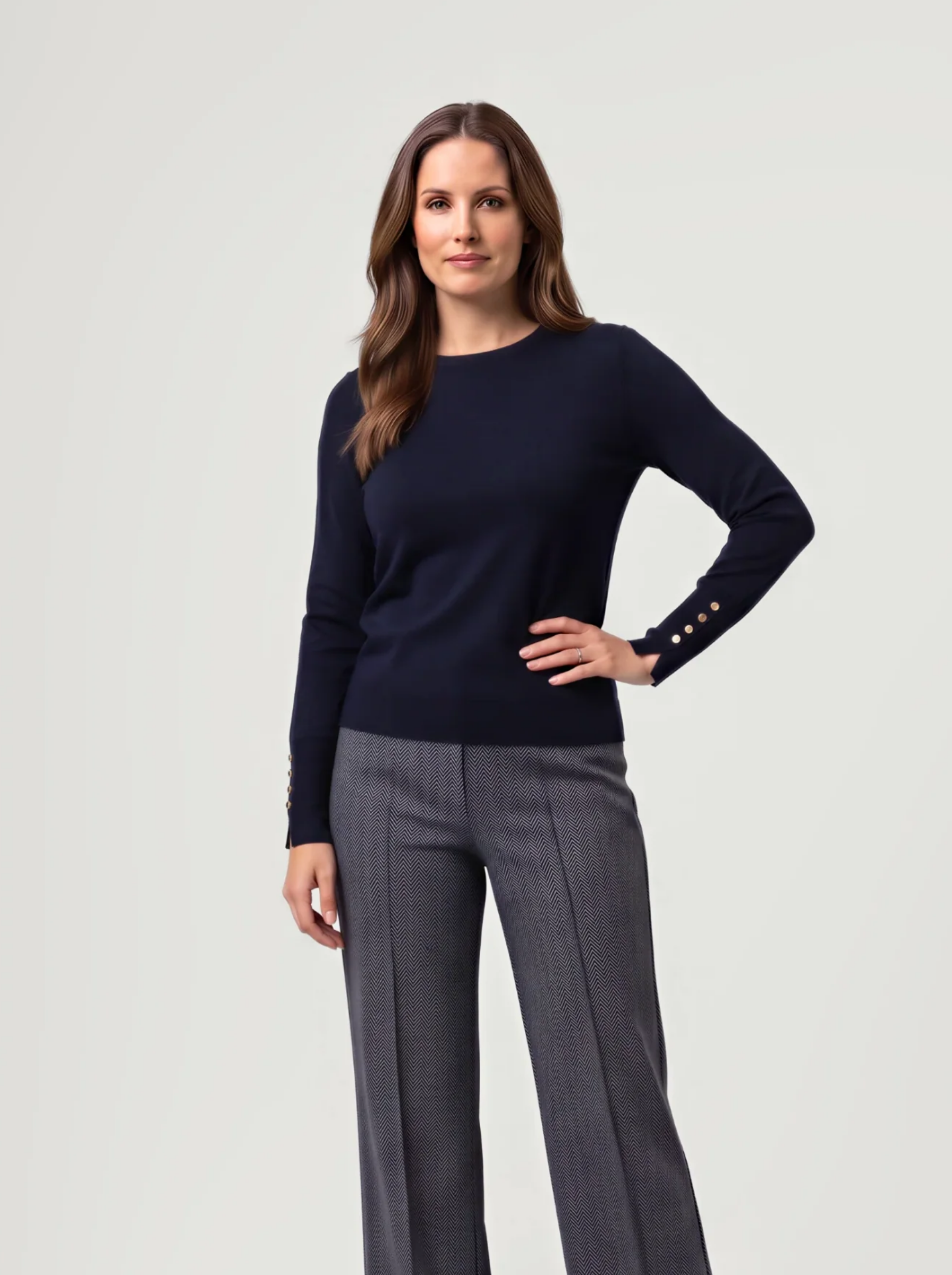 Belle Top | Navy