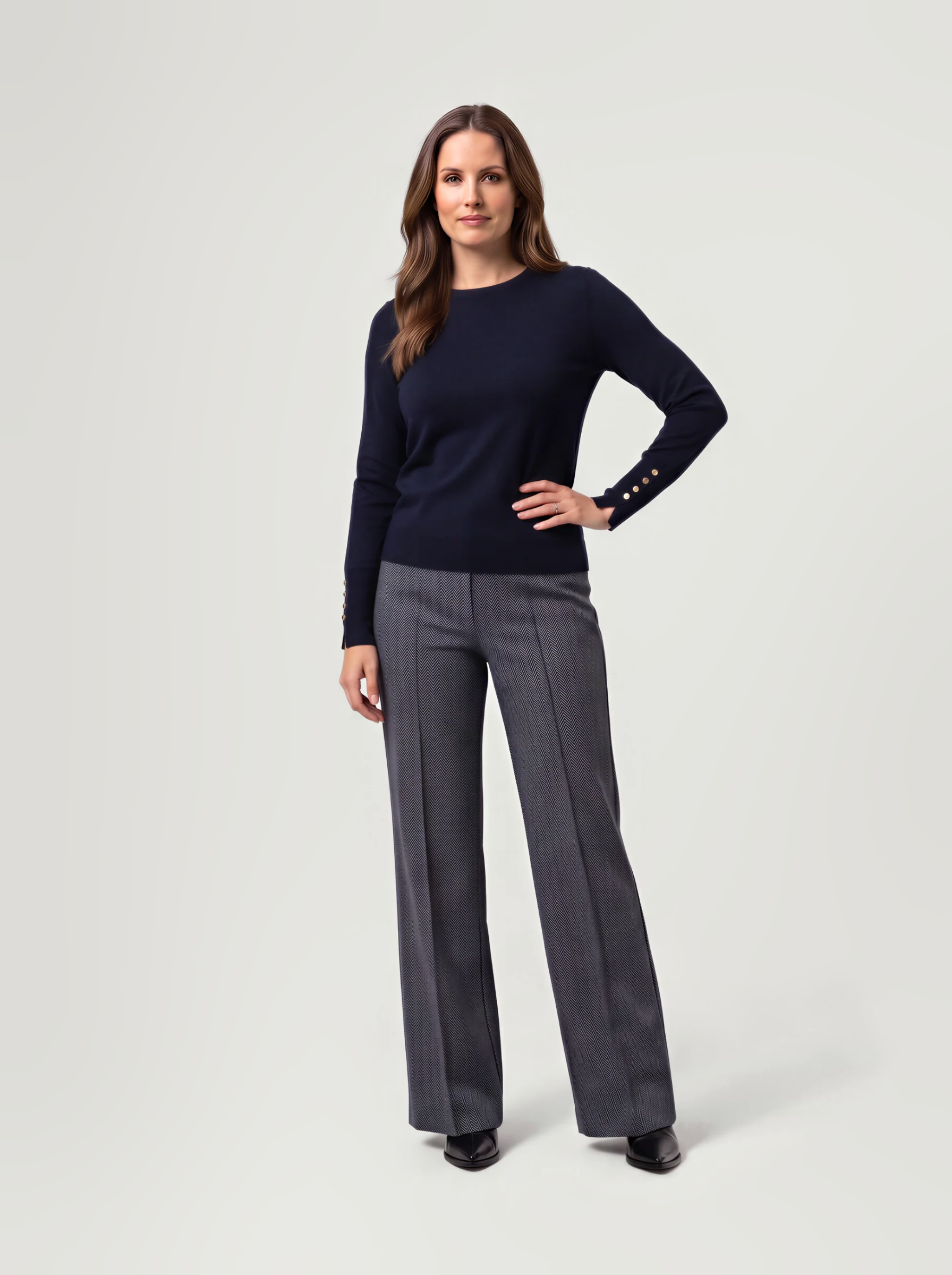 Belle Top | Navy