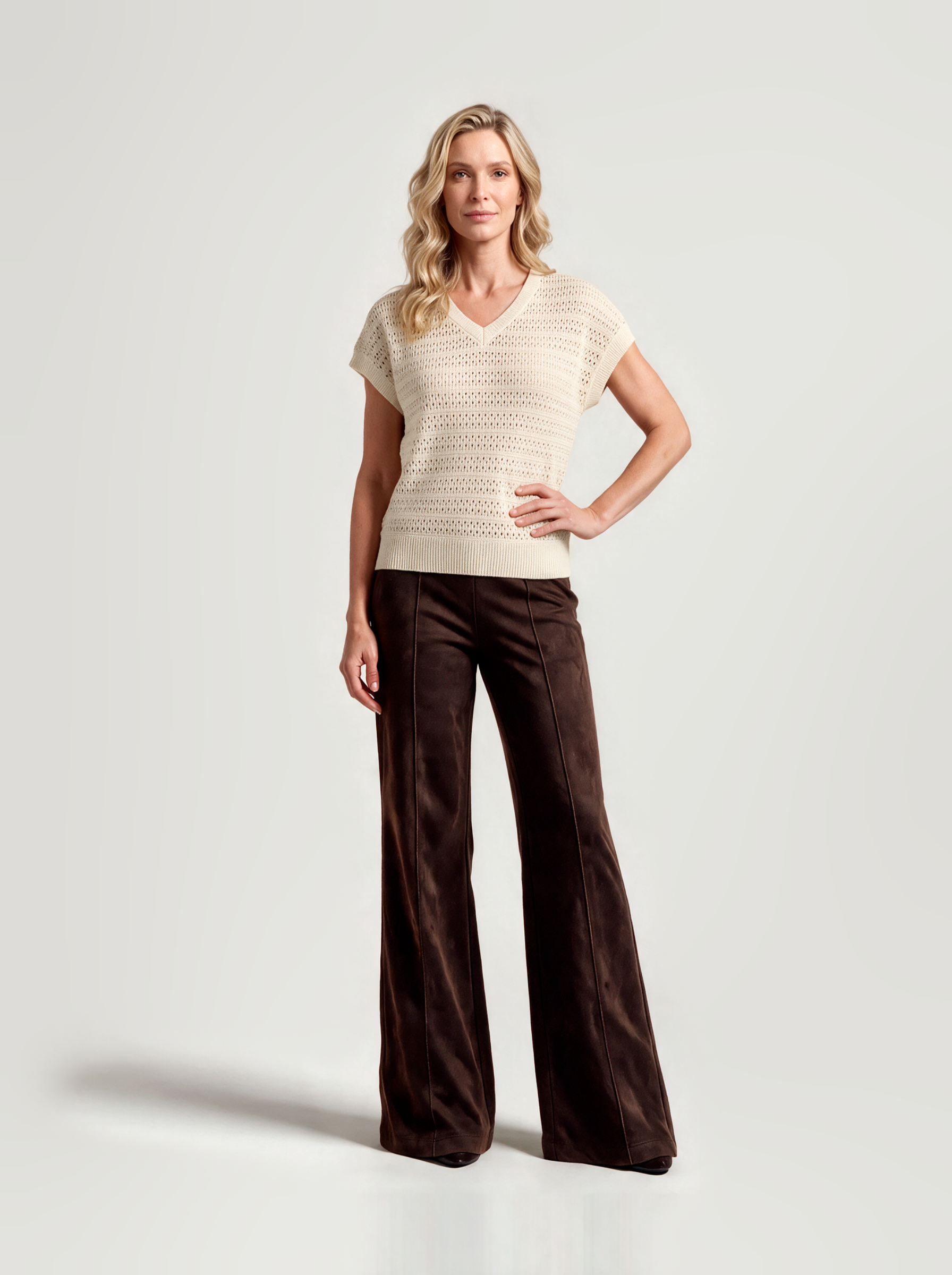 Beryl Top | Ivory