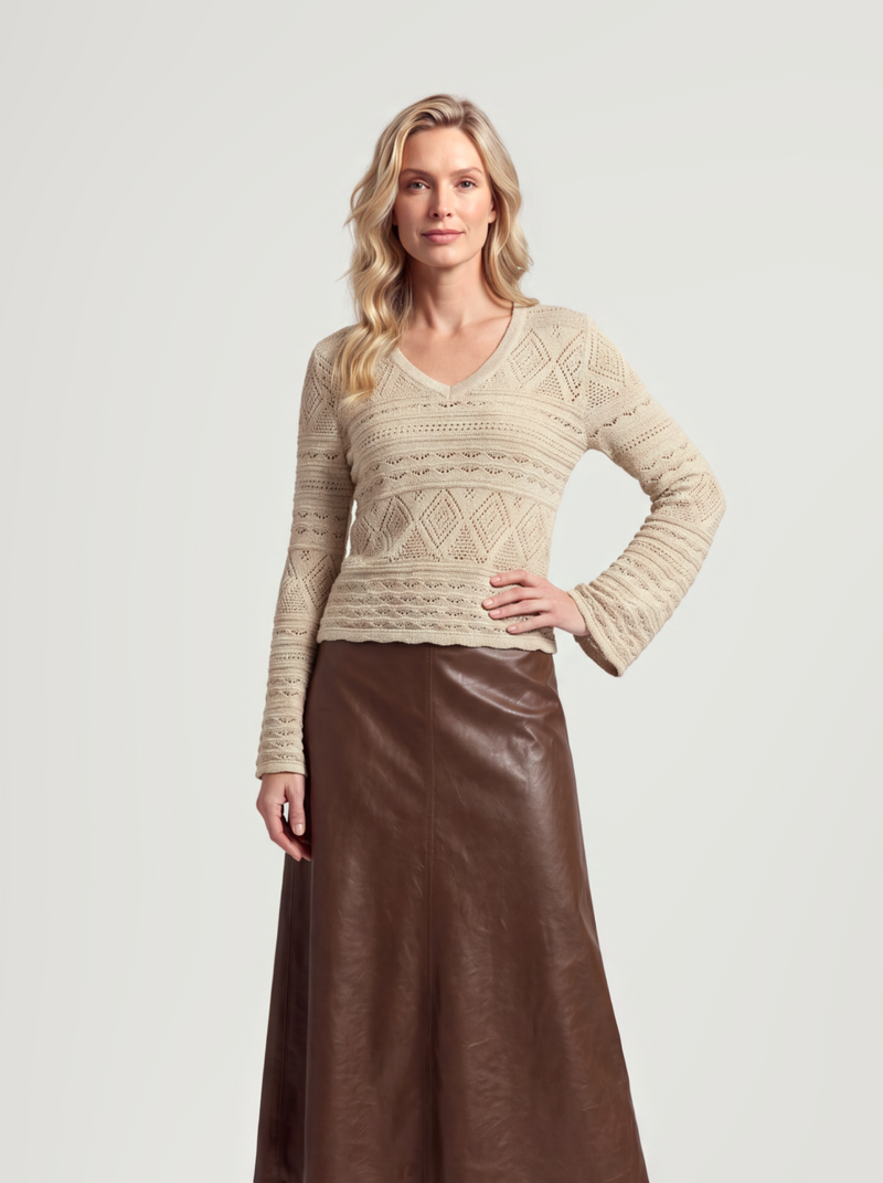 Bizou Knit | Beige