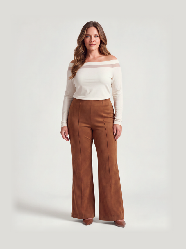 BR&DY Dawn Top in offwhite – top ten voeten uit gedragen