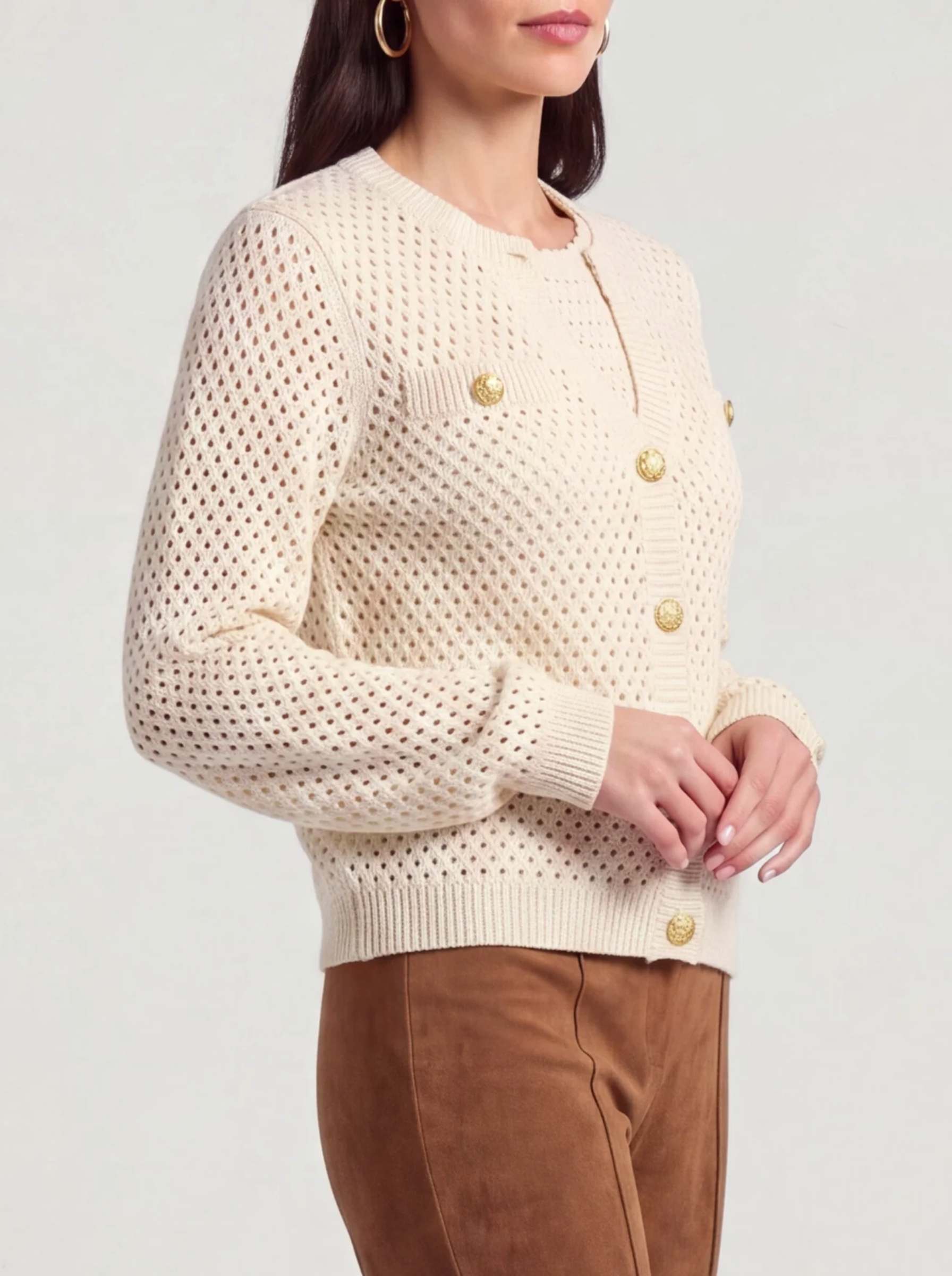 Donna Cardigan | Ecru