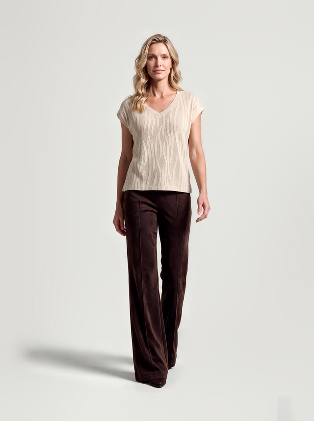 BR&DY Eva Top in goud – top ten voeten uit gedragen