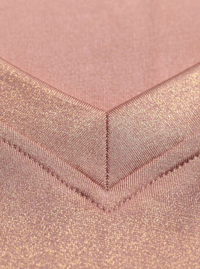 BR&DY Eva Top in zachtroze – detail van de stof