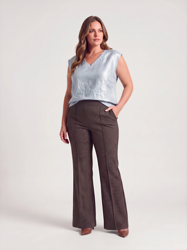 BR&DY Fauve Top in lichtblauw – top ten voeten uit gedragen