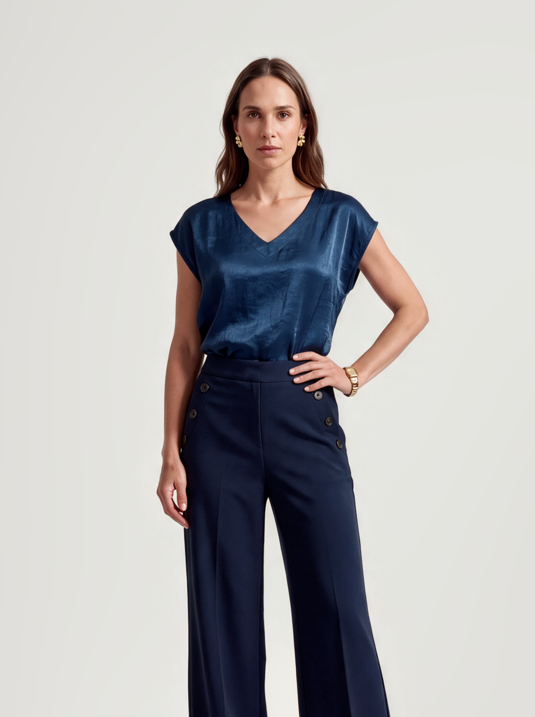 Fauve Top | Navy
