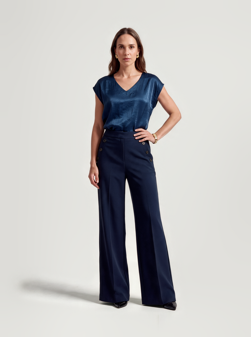 Fauve Top | Navy