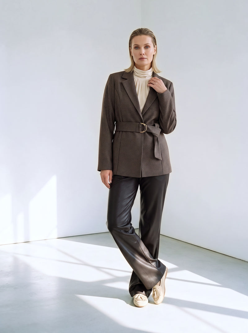 Faya Blazer | Brown