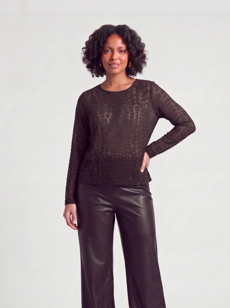 Ivy Top | Brown