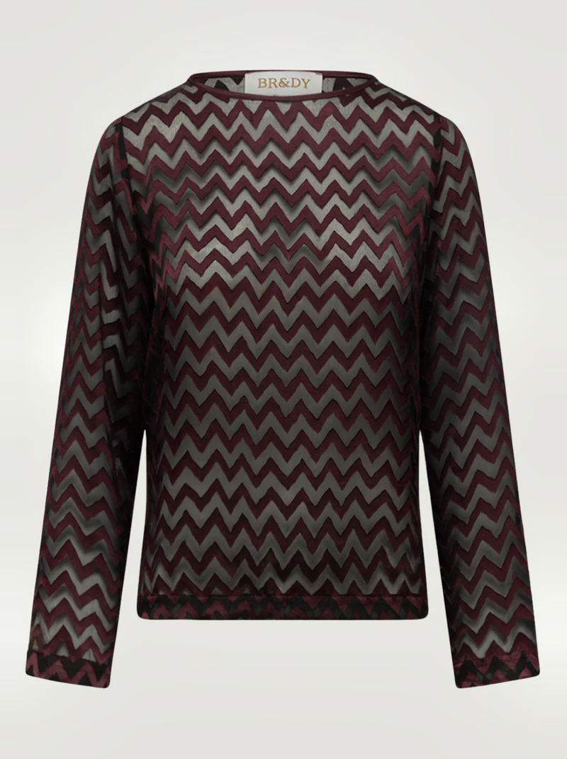 Ivy Top | Burgundy