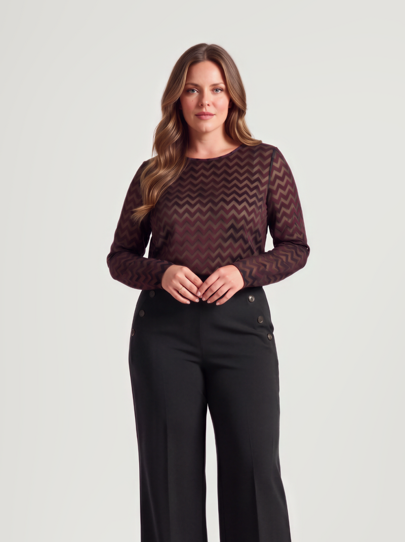 Ivy Top | Burgundy