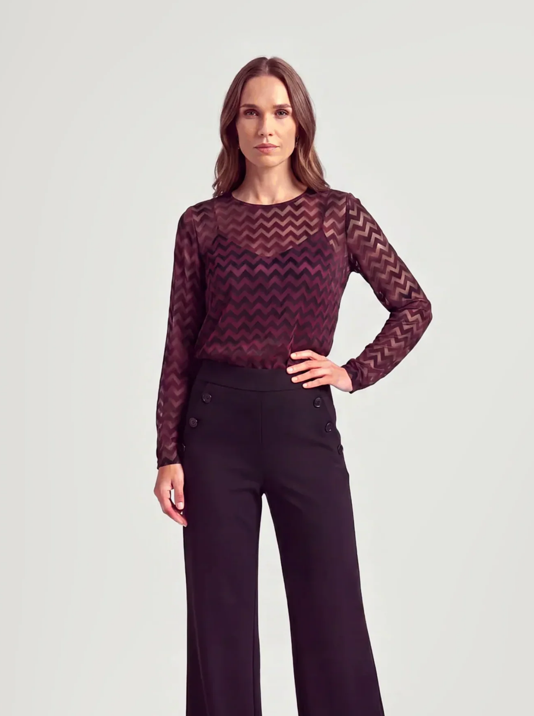 Ivy Top | Burgundy