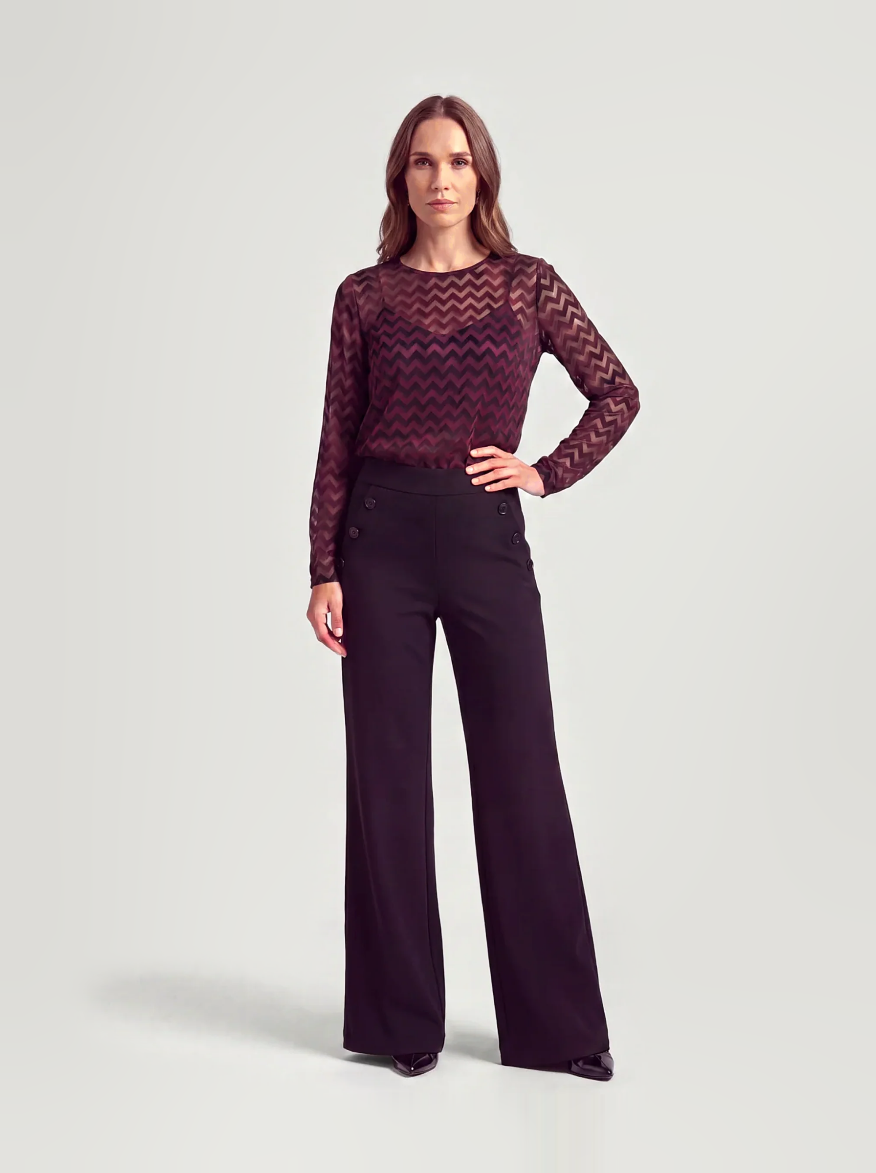 Ivy Top | Burgundy