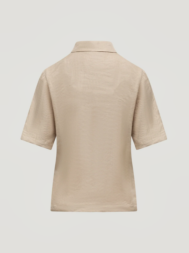 BR&DY Ize Blouse in goud – blouse van de achterkant