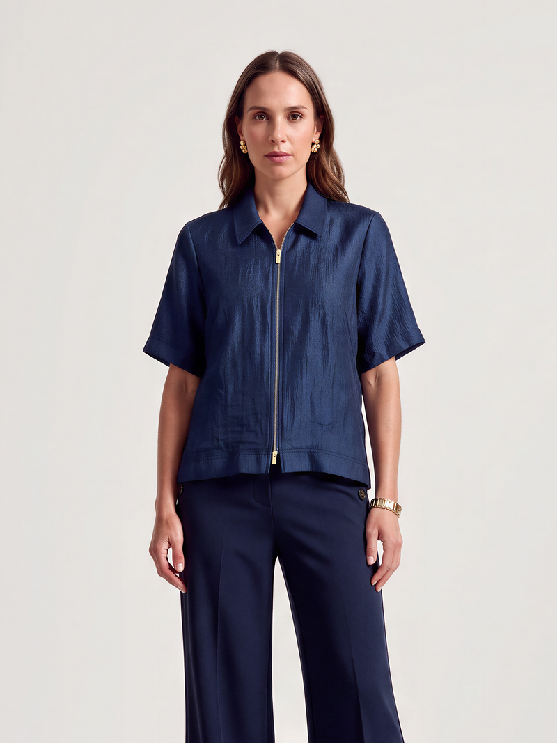 Ize Blouse | Navy