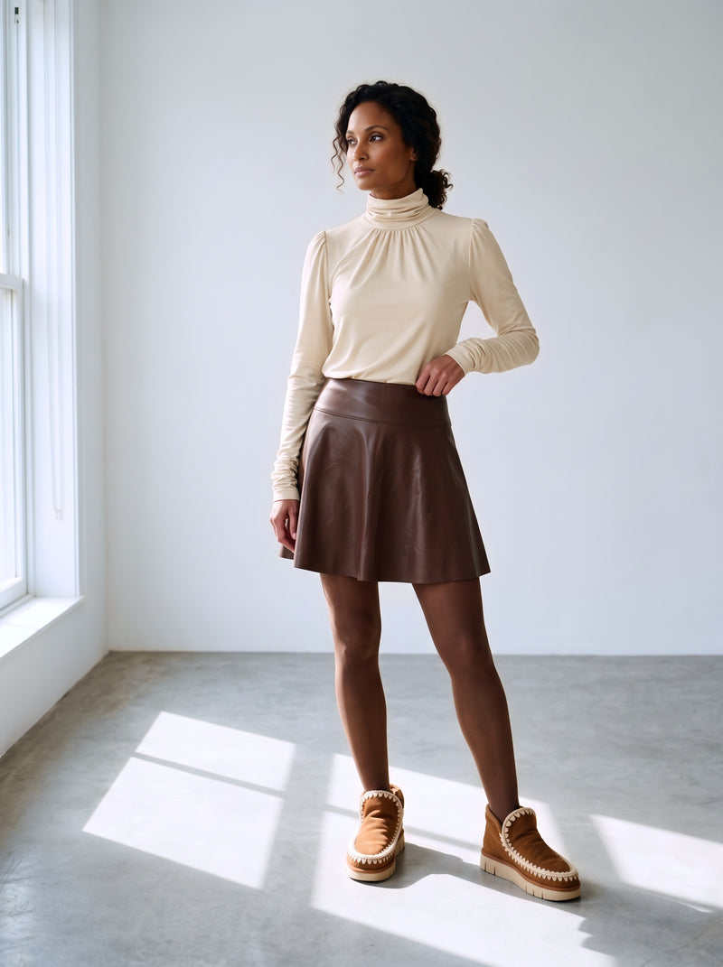 Jolie Skirt | Cognac