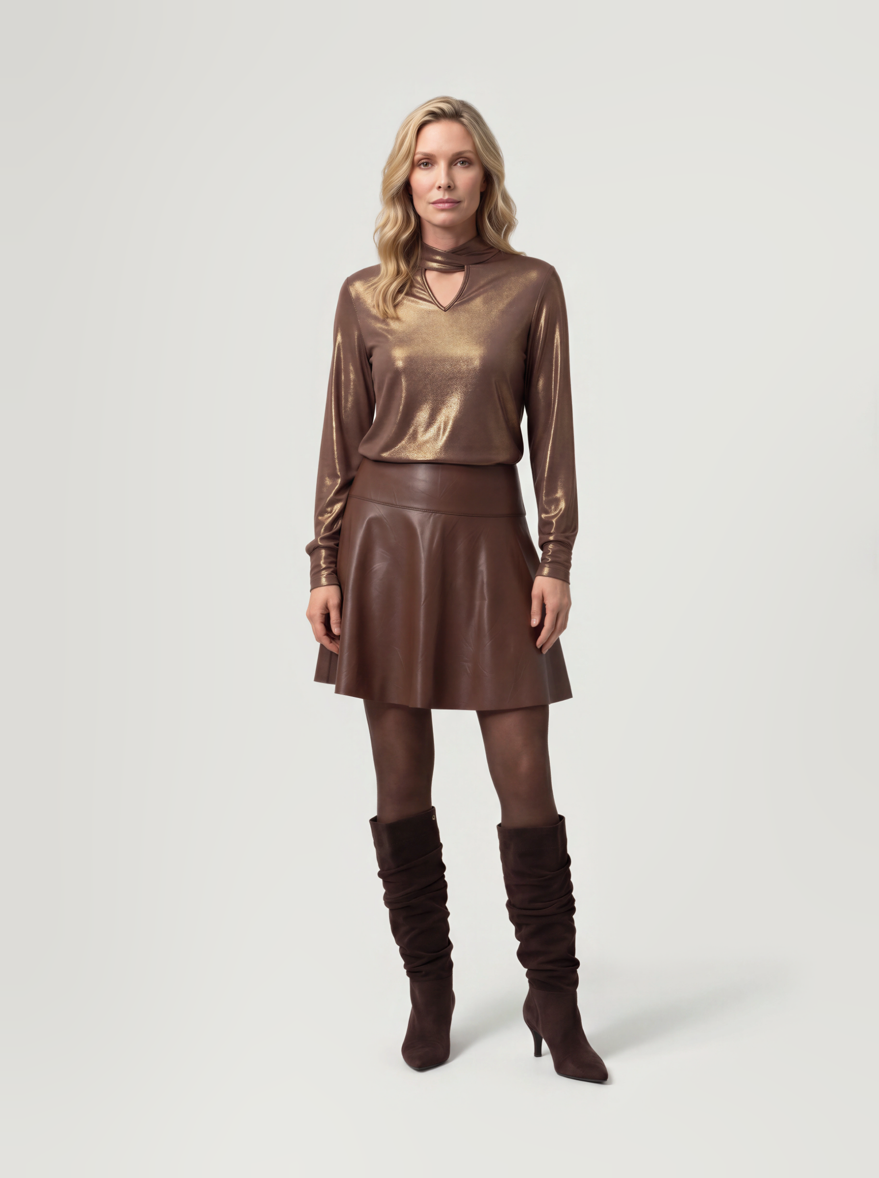 Jolie Skirt | Cognac