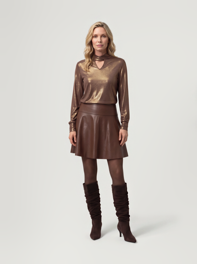 Jolie Skirt | Cognac