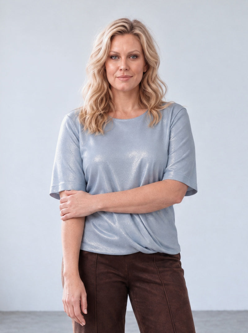 June Top | Light Blue