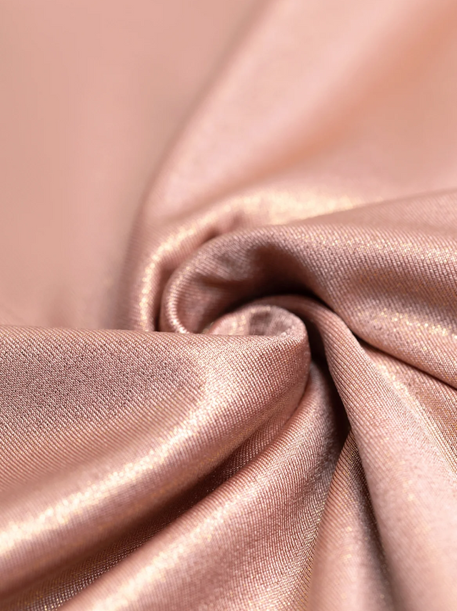 BR&DY June Top in zachtroze – detail van de stof