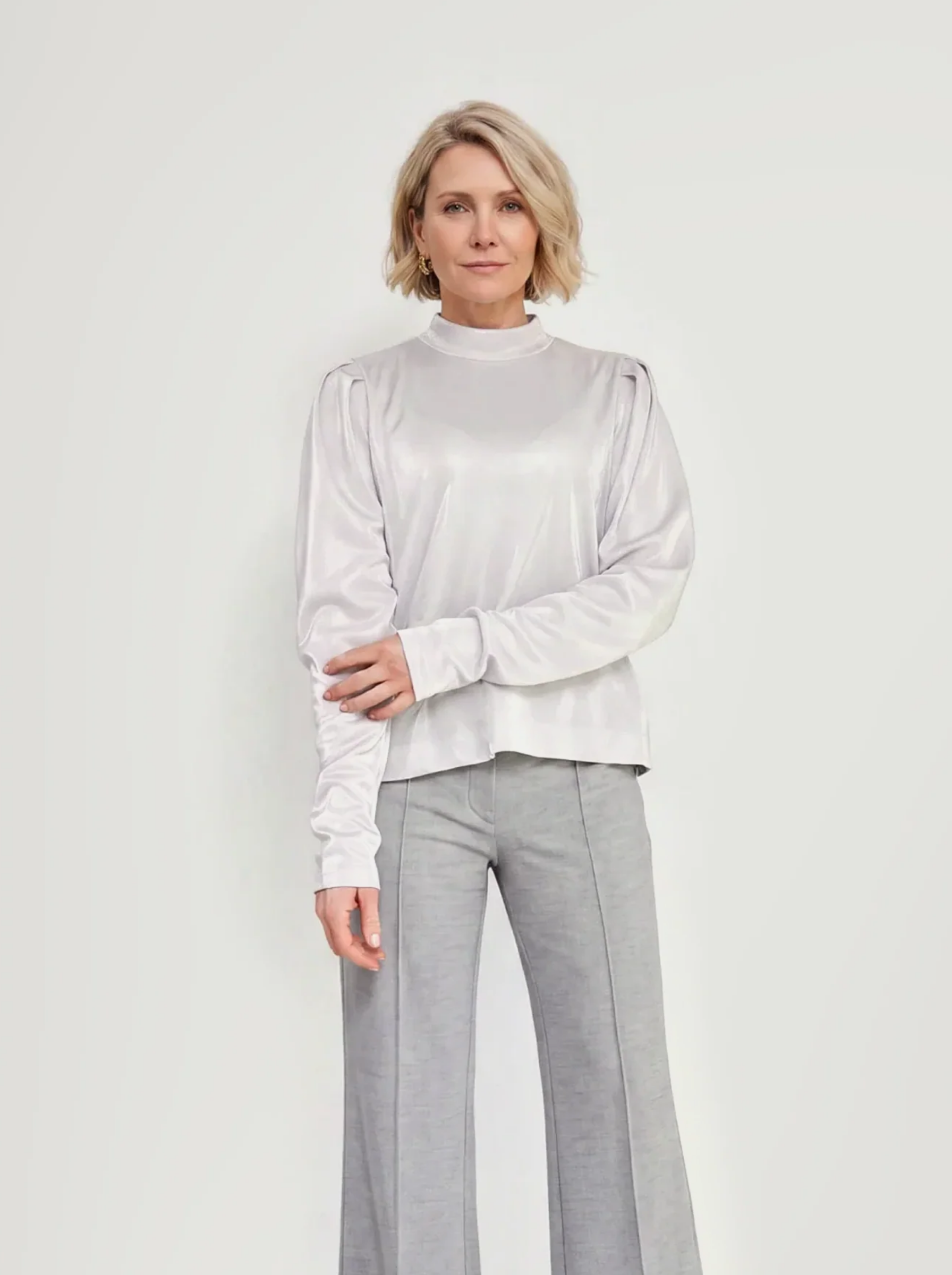 Lana Top | Silver