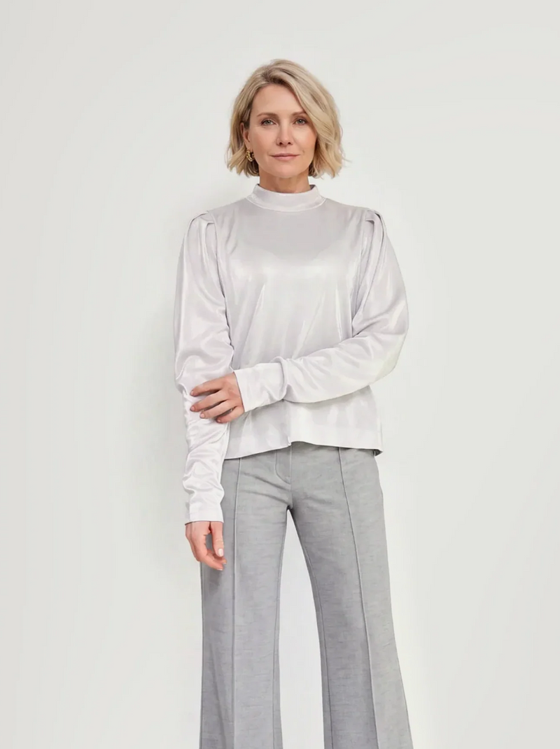 Lana Top | Silver