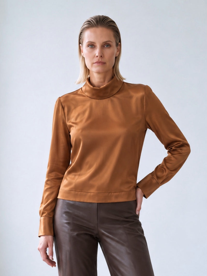 Livia Blouse | Burned Orange