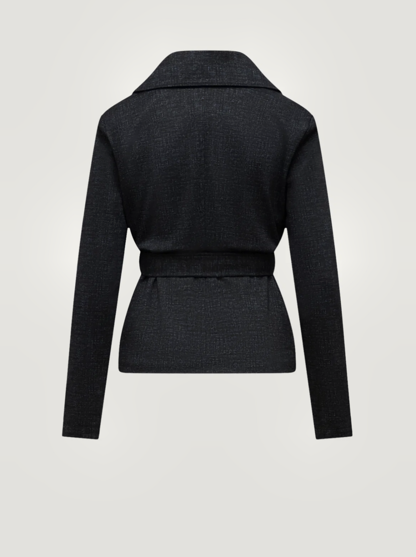 BR&DY Mary Jacket in jeansblauw – detail van de stof
