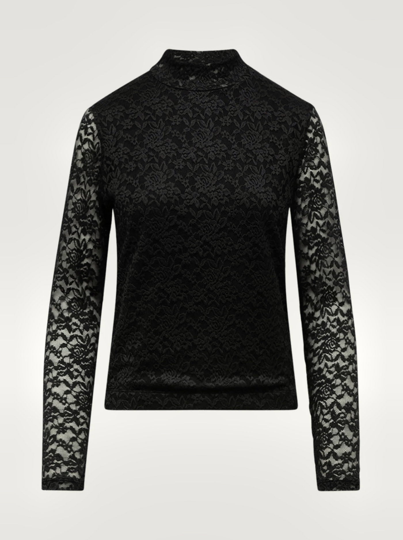 BR&DY Olive Top in zwart – top plat gelegd, volledig zichtbaar