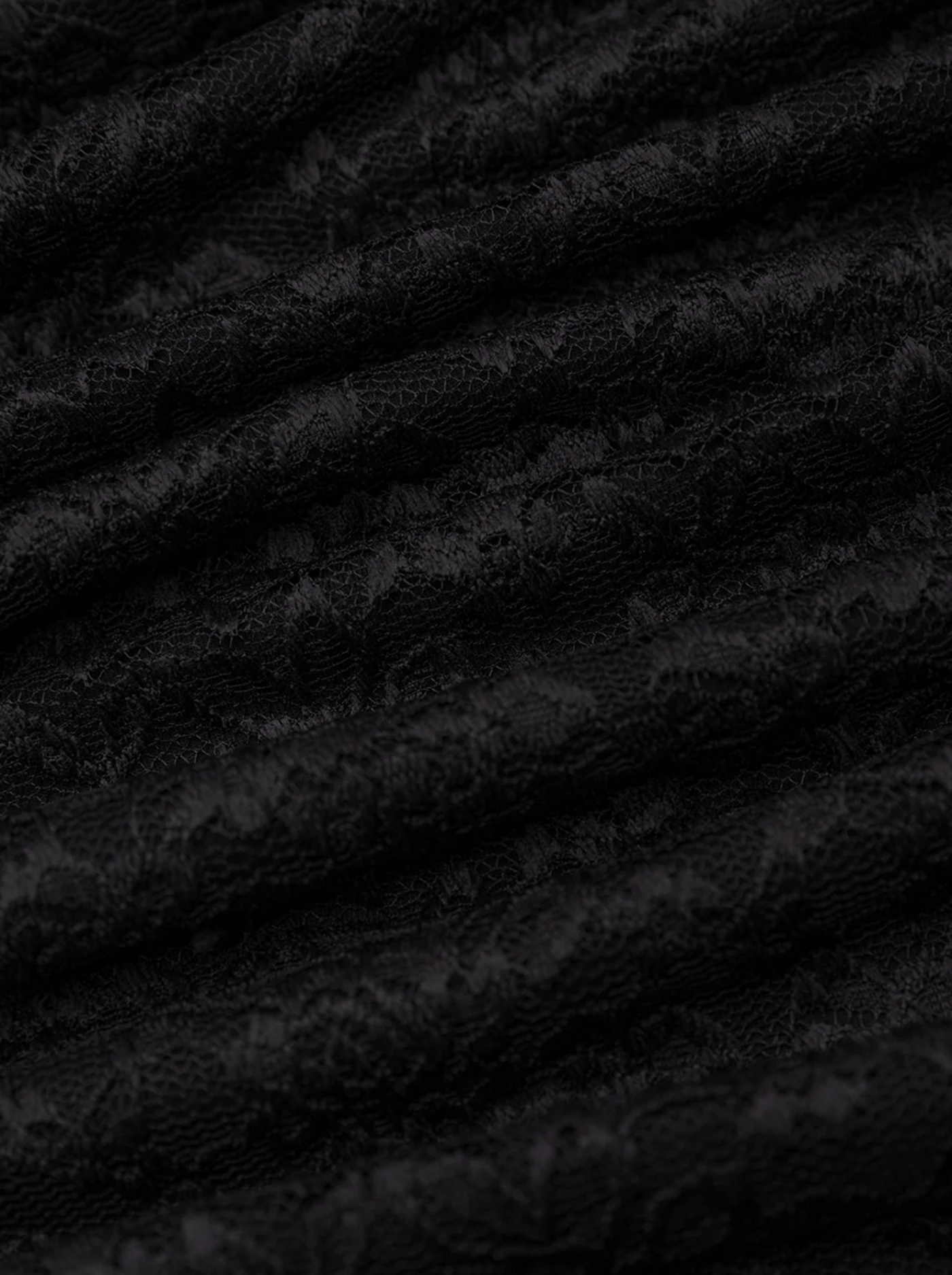 BR&DY Olive Top in zwart – detail van de stof