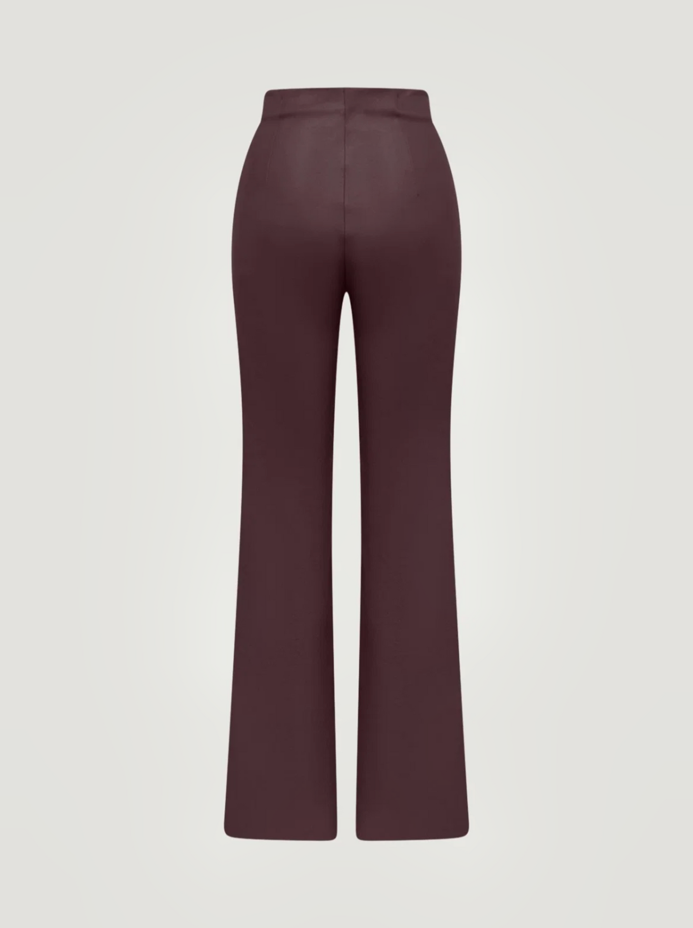 BR&DY Olivia Pants in bordeauxrood – detail van de stof