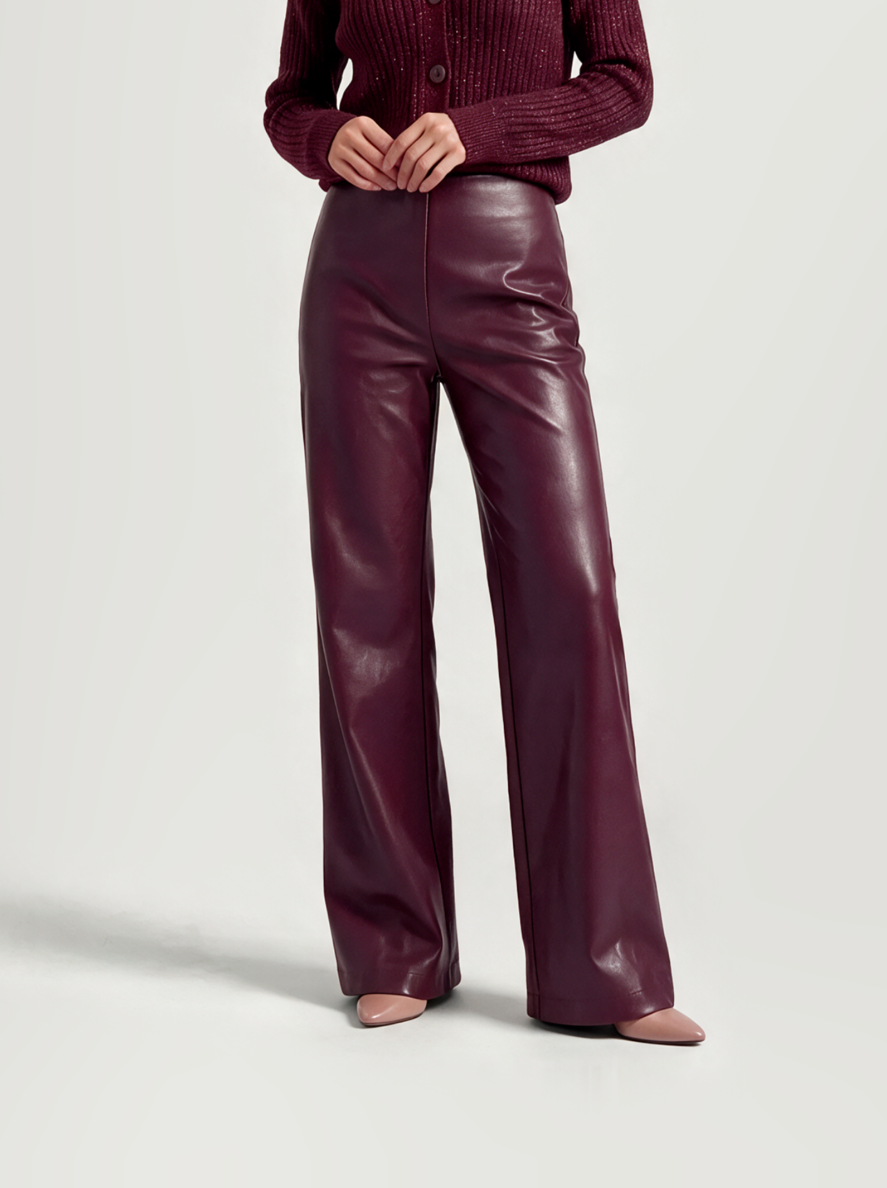 Olivia Pants | Burgundy