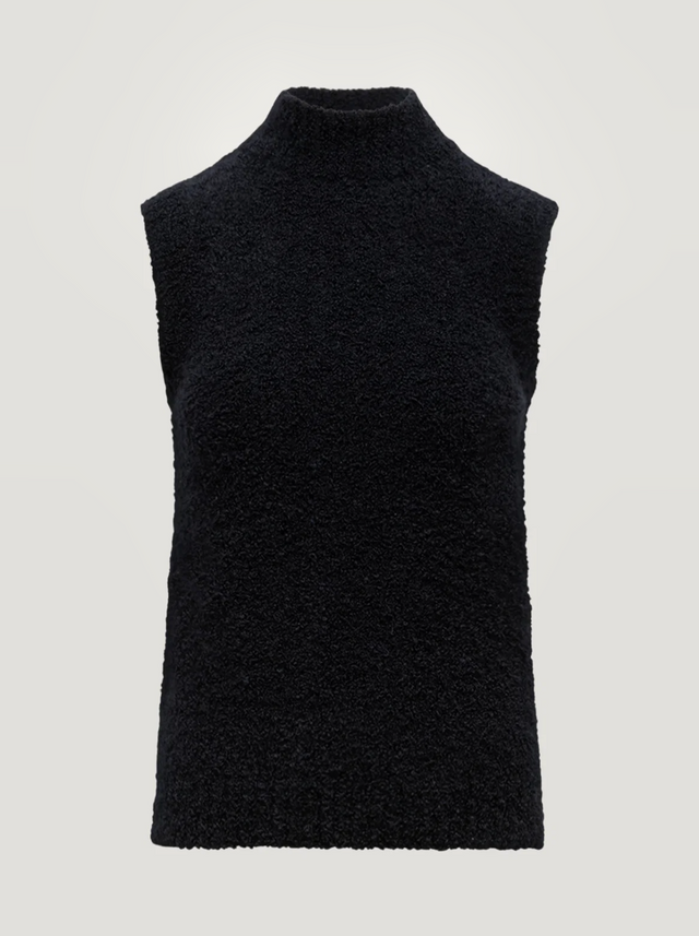 BR&DY Rosa Top in donkerblauw – top plat gelegd, volledig zichtbaar