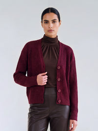Rosie Cardigan | Burgundy