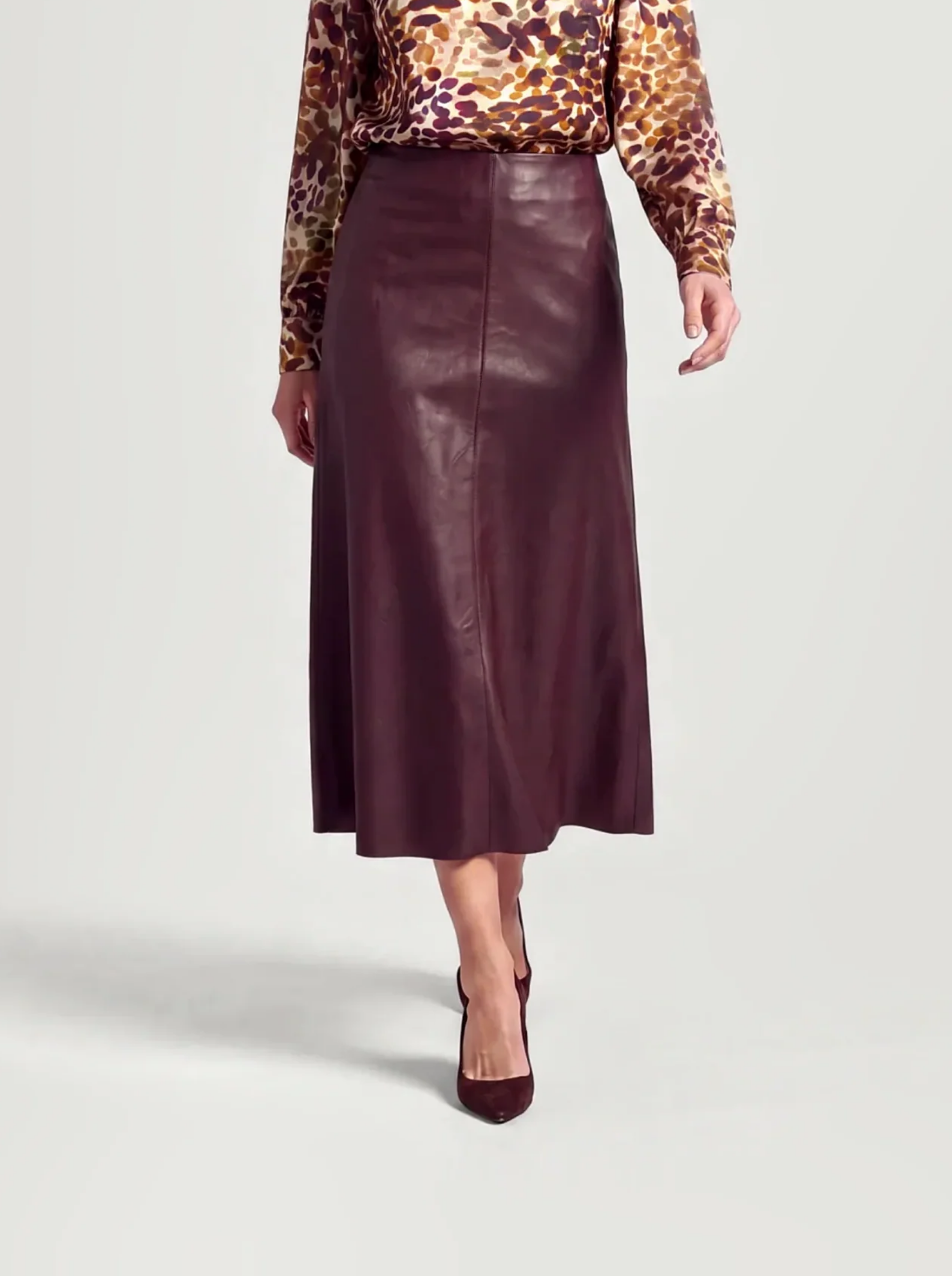 Sky Skirt | Burgundy