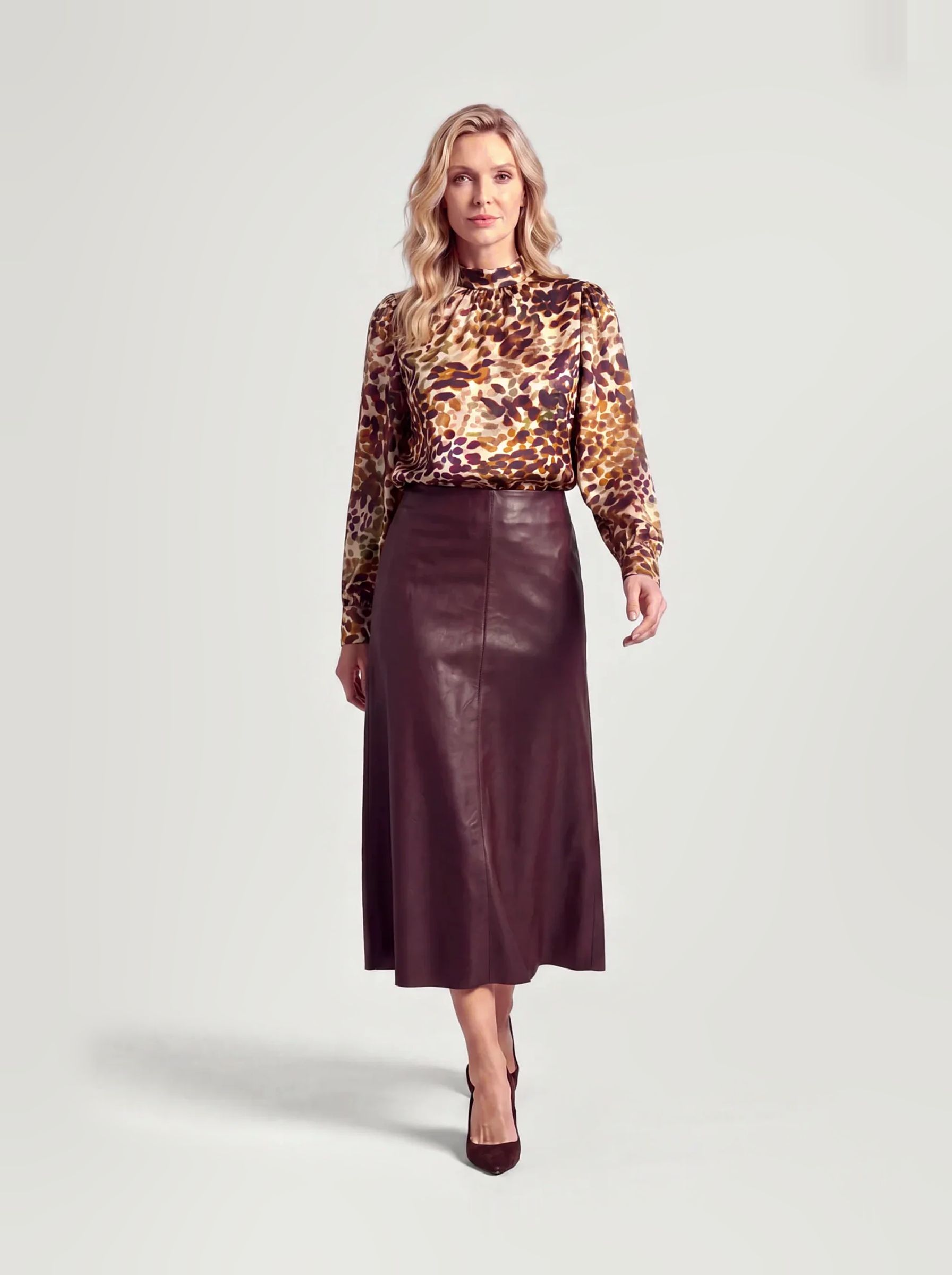Sky Skirt | Burgundy