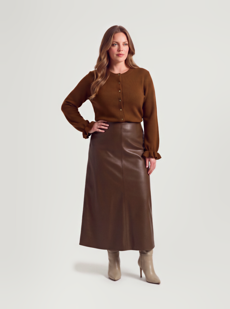 Sky Skirt | Cognac