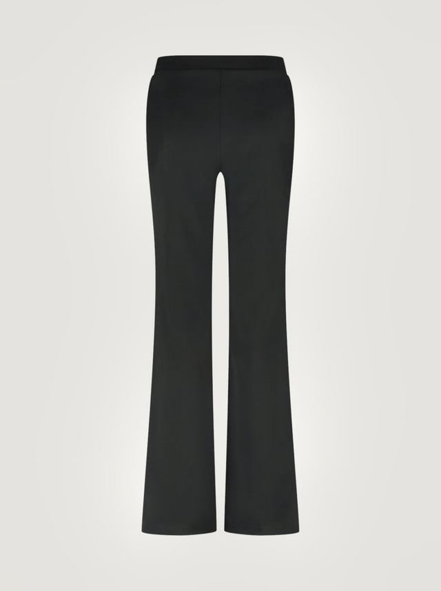 BR&DY Star Pants in zwart – detail van de stof
