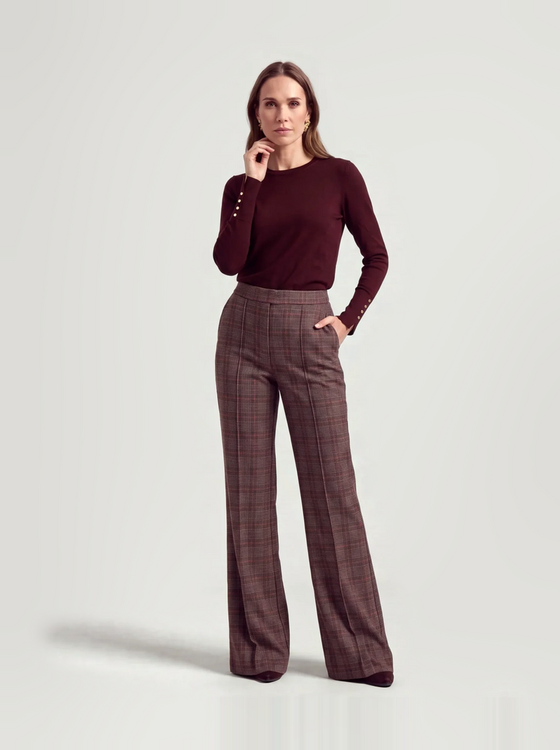 Star Pants | Burgundy