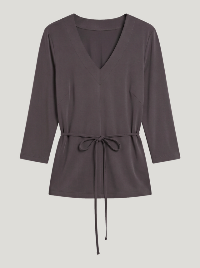 Stardust Top V Anthracite — de top plat gefotografeerd