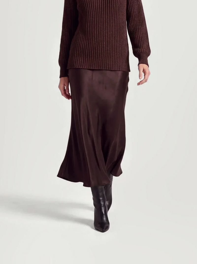 Swing Skirt | Brown