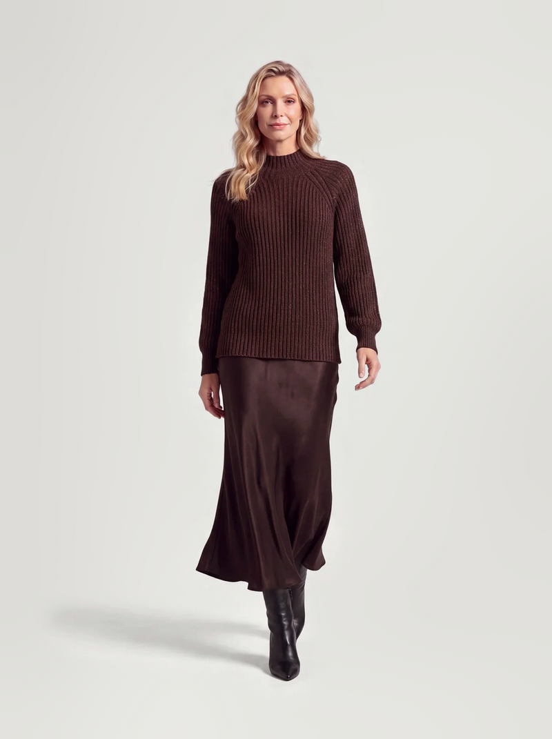 Swing Skirt | Brown