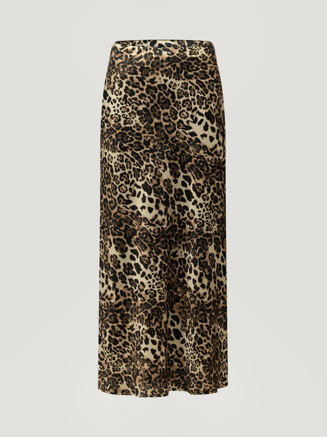 BR&DY Swing Skirt in camel – rok plat gelegd, volledig zichtbaar