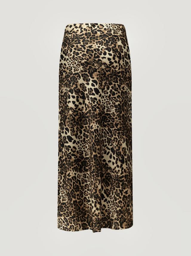 BR&DY Swing Skirt in camel – rok van de achterkant