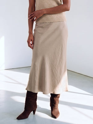Swing Skirt | Gold