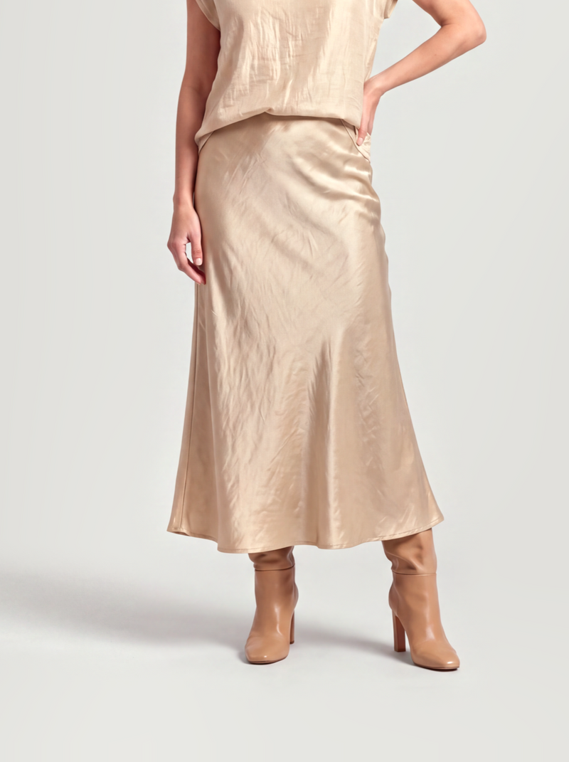 Swing Skirt | Gold