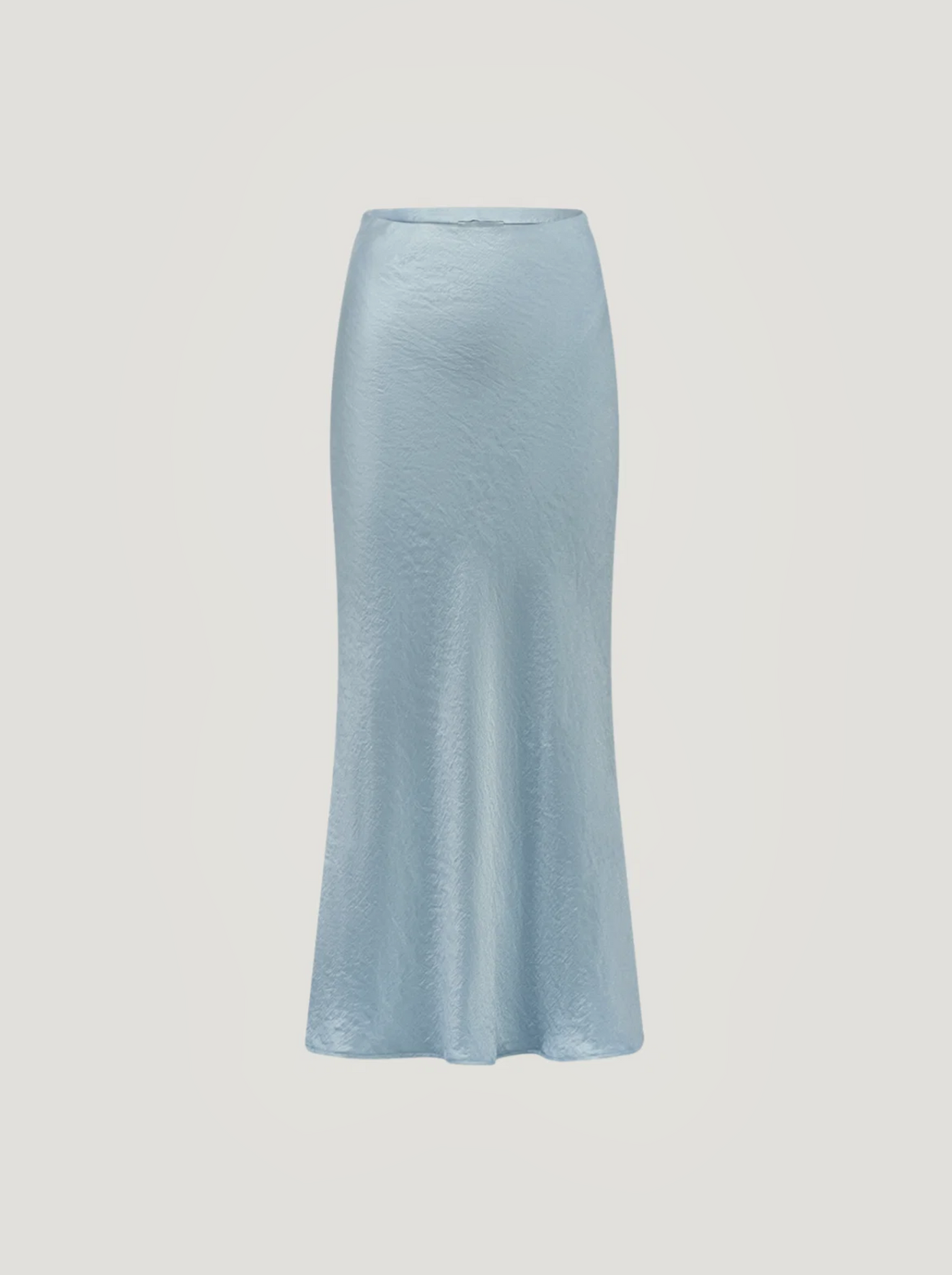 BR&DY Swing Skirt in lichtblauw – rok plat gelegd, volledig zichtbaar