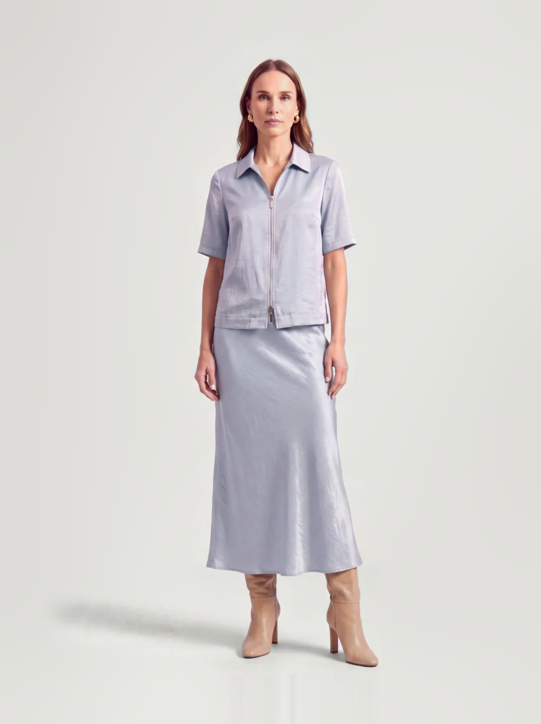 Swing Skirt | Light Blue