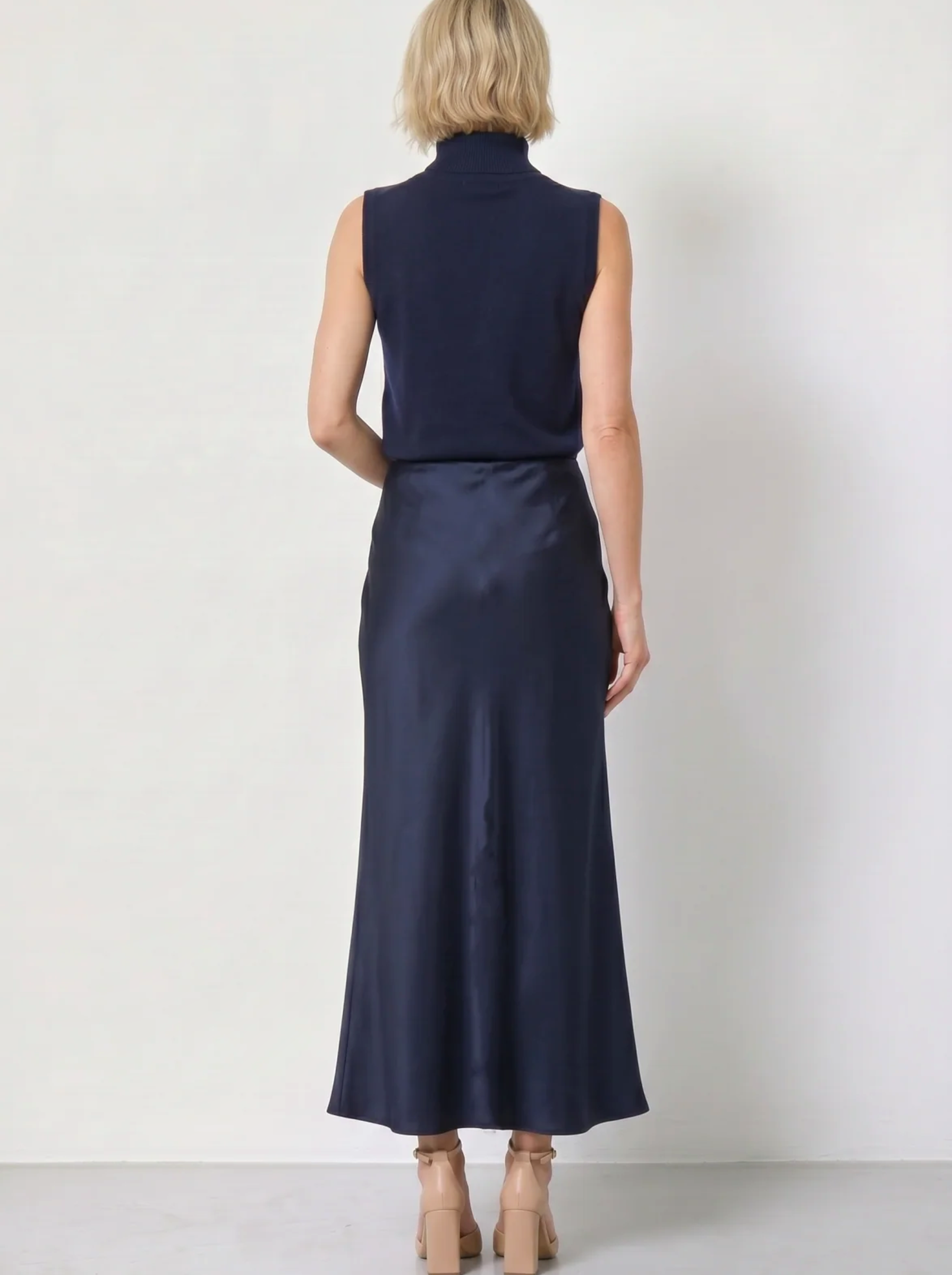 Swing Skirt | Navy
