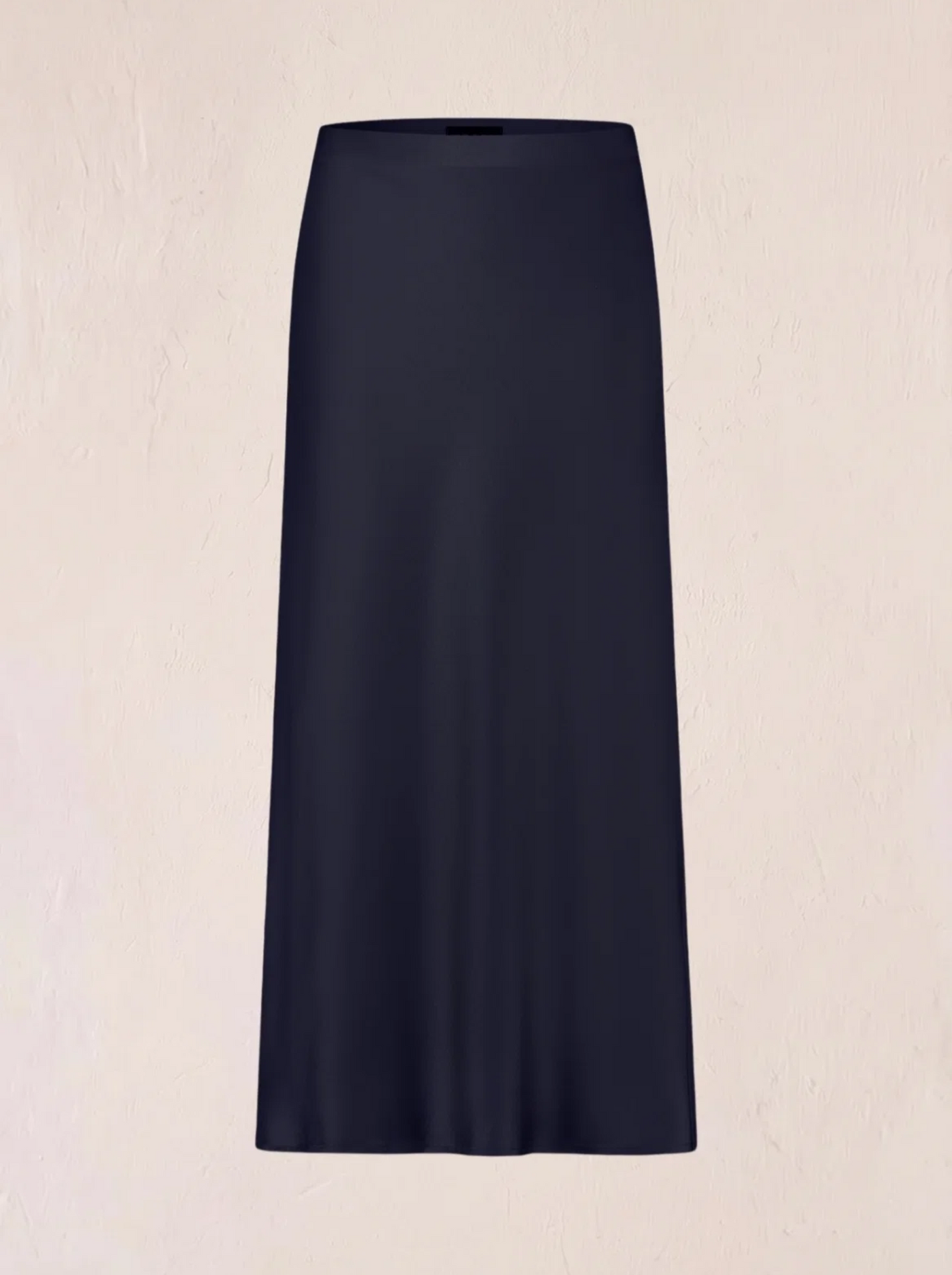 BR&DY Swing Skirt in donkerblauw – detail van de stof